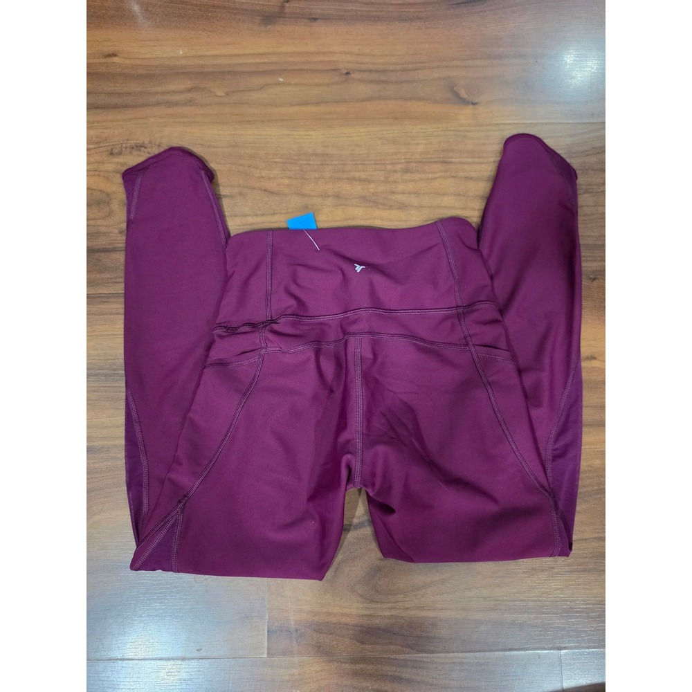 Excellent Old Navy Powersoft Leggings S Purple High-Rise Go-Dry Mesh Pocket - Picture 5 of 5